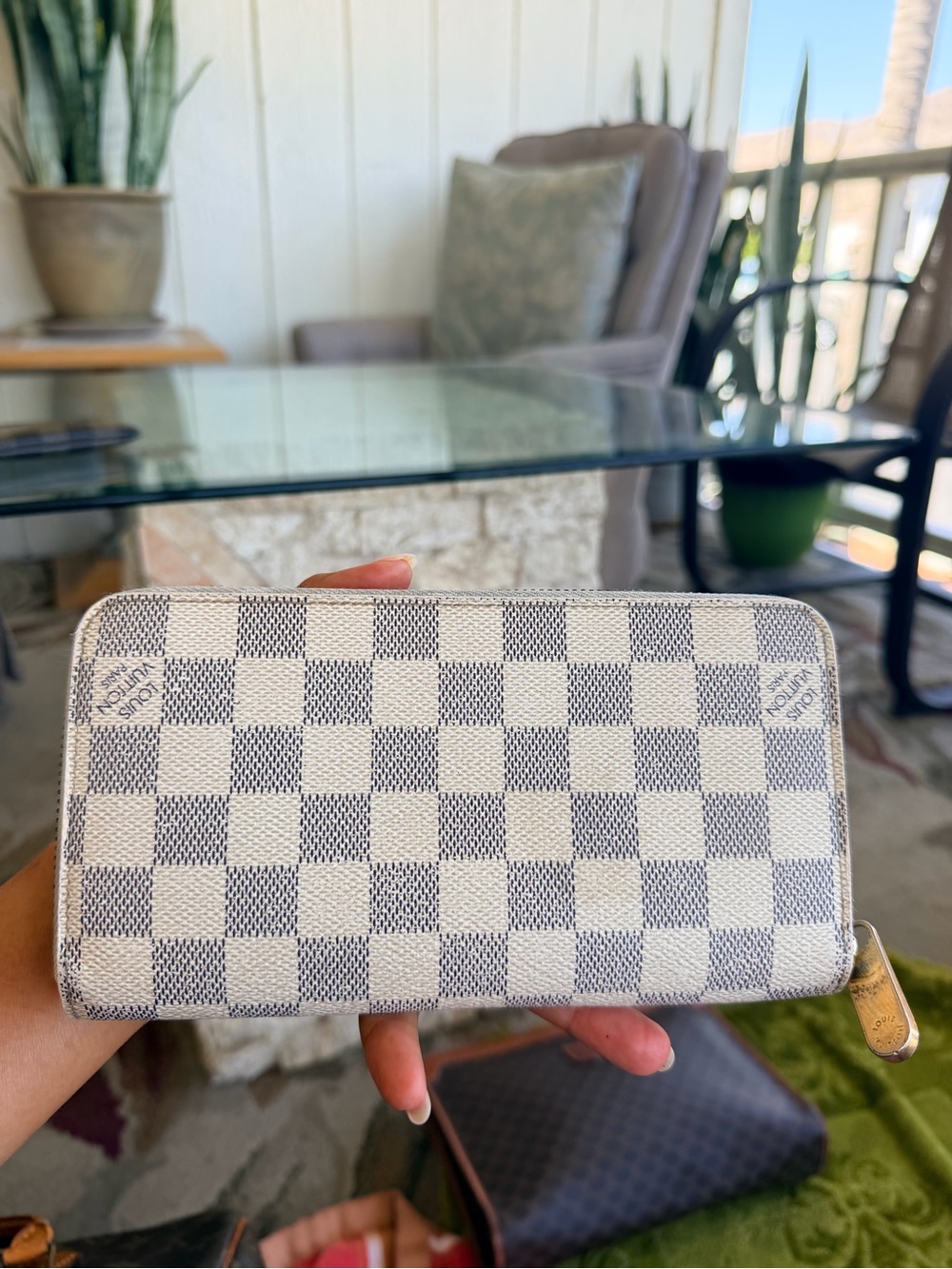Louis Vuitton Long Zippy Azur Wallet CA4110๐๐๐ - Picture 3 of 12